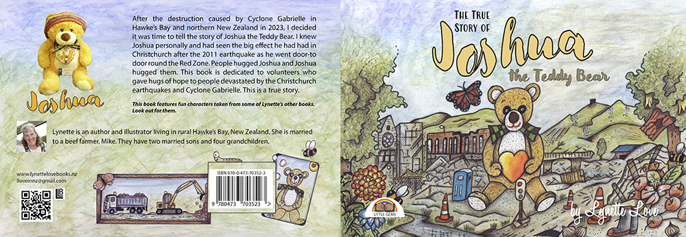 Layout of a self-published children's book using author's provided art