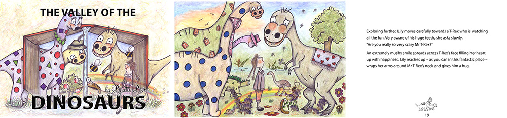 Book layout for self-publishing children's book author - her 7th book 