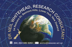 Business card developed for scientist