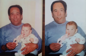 botched photo restoration by a different restorer comes in for better job this time.