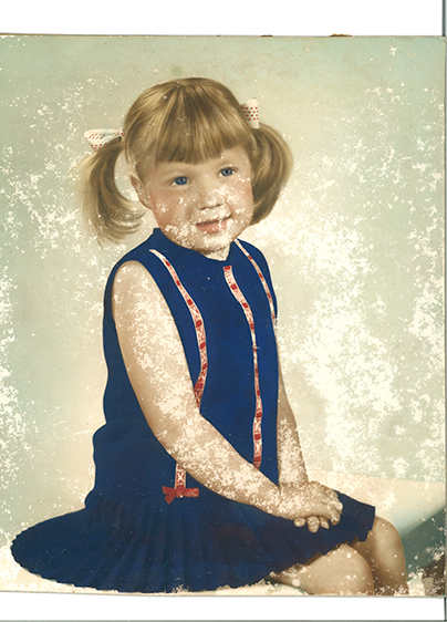 damaged and spotty photo present lots of challenges