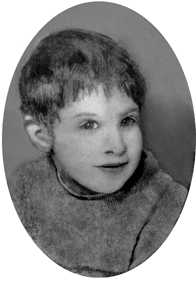 Boy's face emerges from nothing at all! - a photo restoration