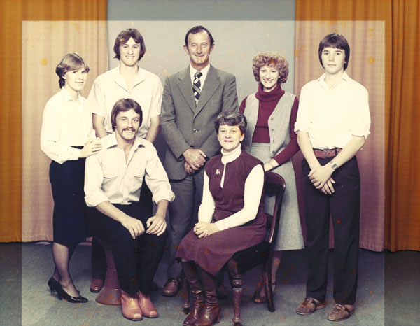 family group photo needs extensive tonality matches
