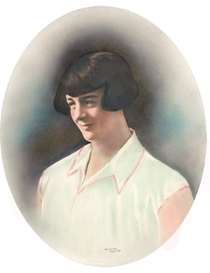 CLient delighted with this resgtoration of her mother as a young woman