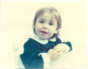 faded photo of girl to be matched with other photo restorations
