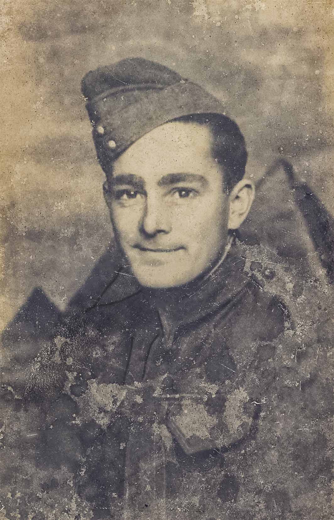 Photo of beloved uncle emerges from the damage in this photo restoration