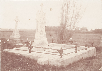 olf family photo of gravestone for restoration