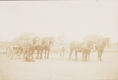 faded historic image needs definition and new sky
